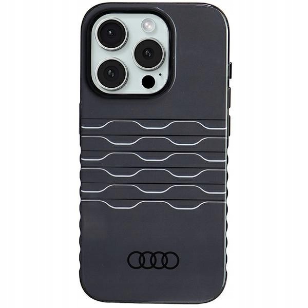 Audi IML MagSafe Case iPhone 15 Pro 6.1" czarny/black hardcase Au-imlm