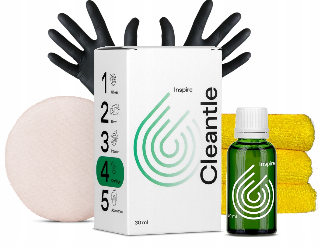

Cleantle Inspire 30ml Powłoka Ceramiczna Zestaw