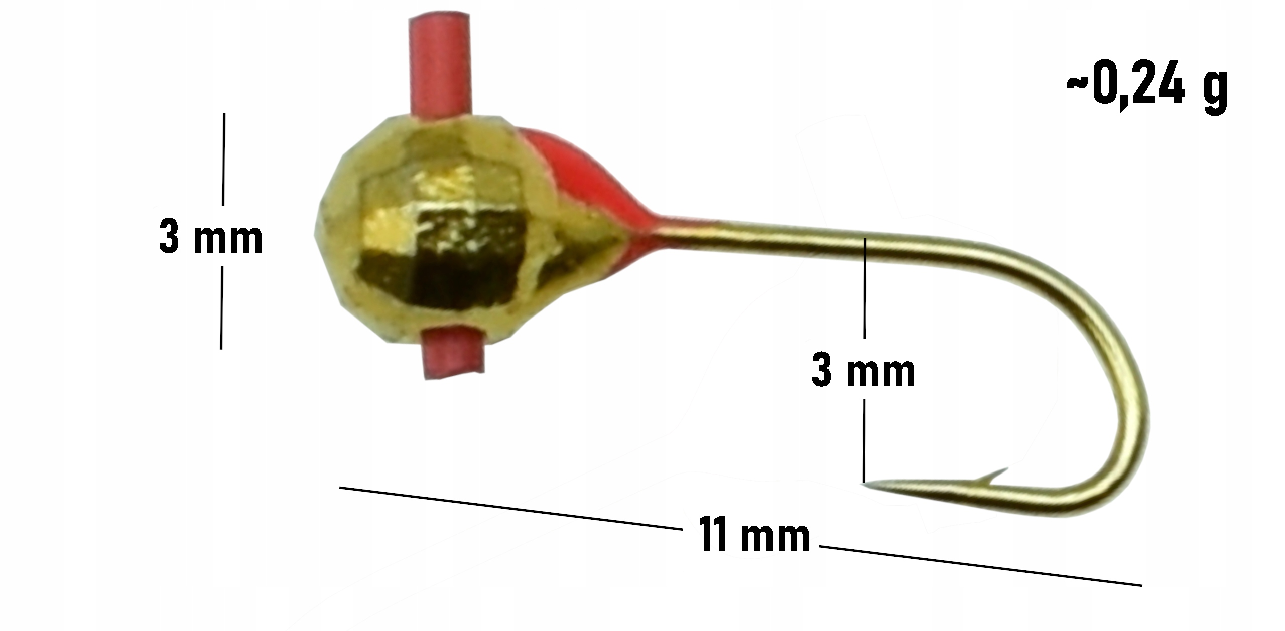 Mormyszka Wolframowa przynęta Podlodowa dyskoteka Marka Angel sport