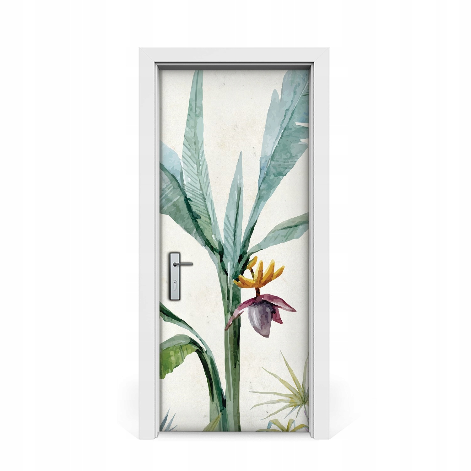 

Naklejka na drzwi Dżungla roślinność 85x205