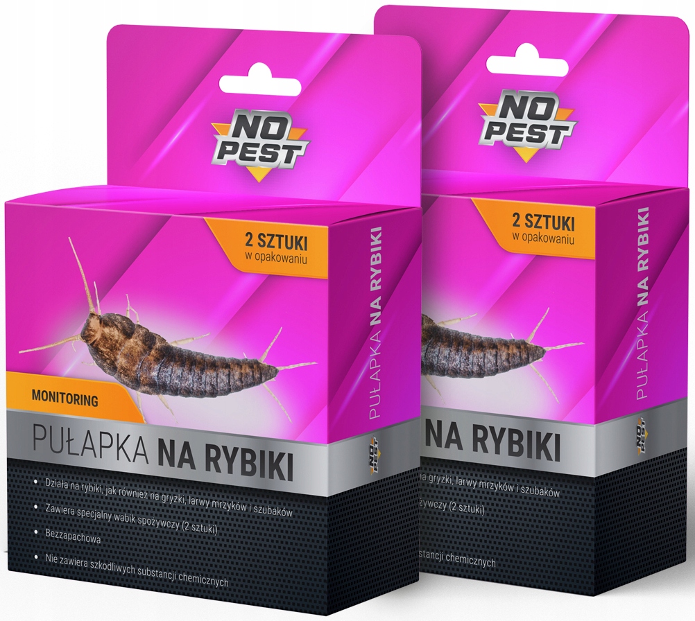 

Pułapka Lep Na Rybiki Cukrowe Srebrzyki 4 Sztuki