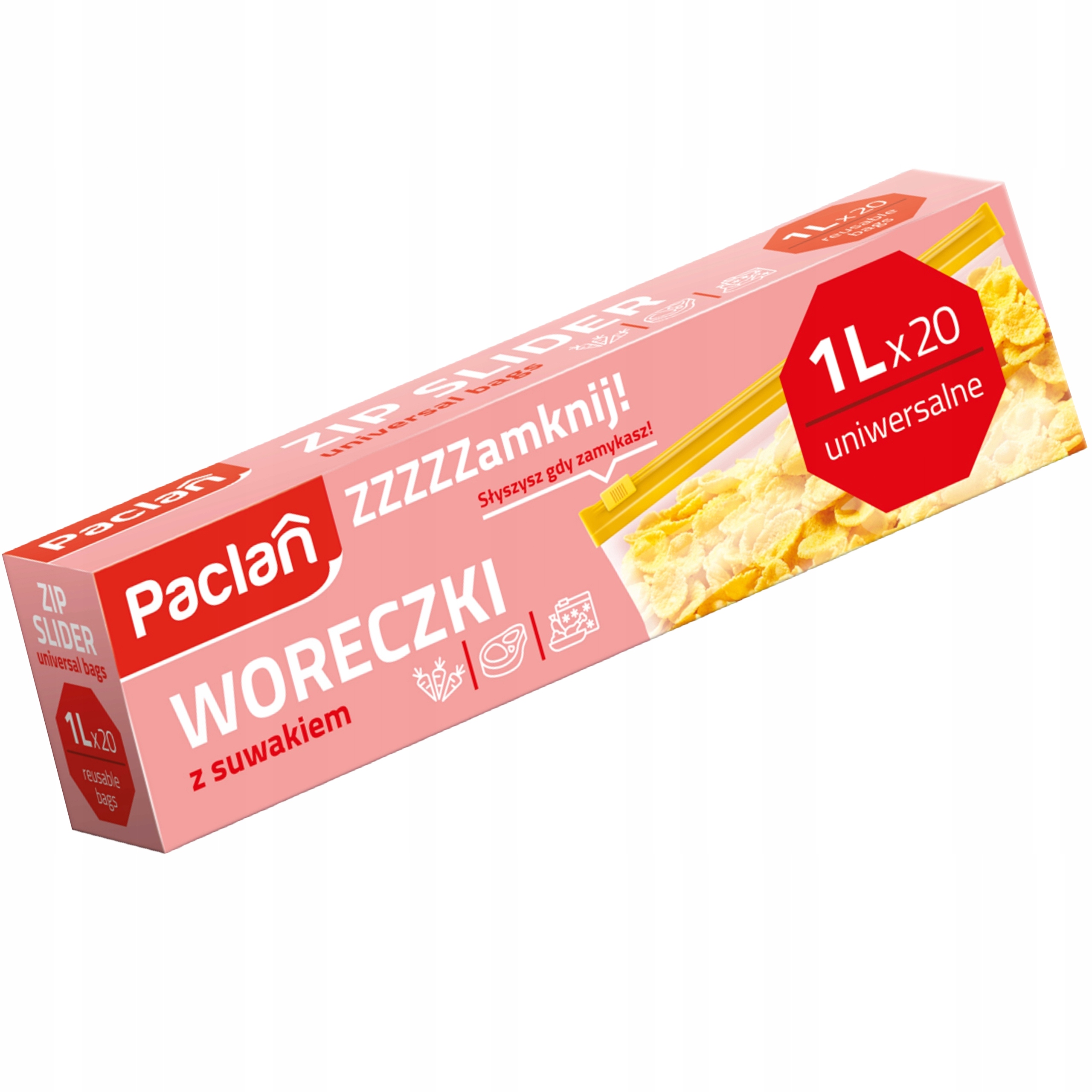 

Woreczki z zapięcie na kanapki owoce warzywa