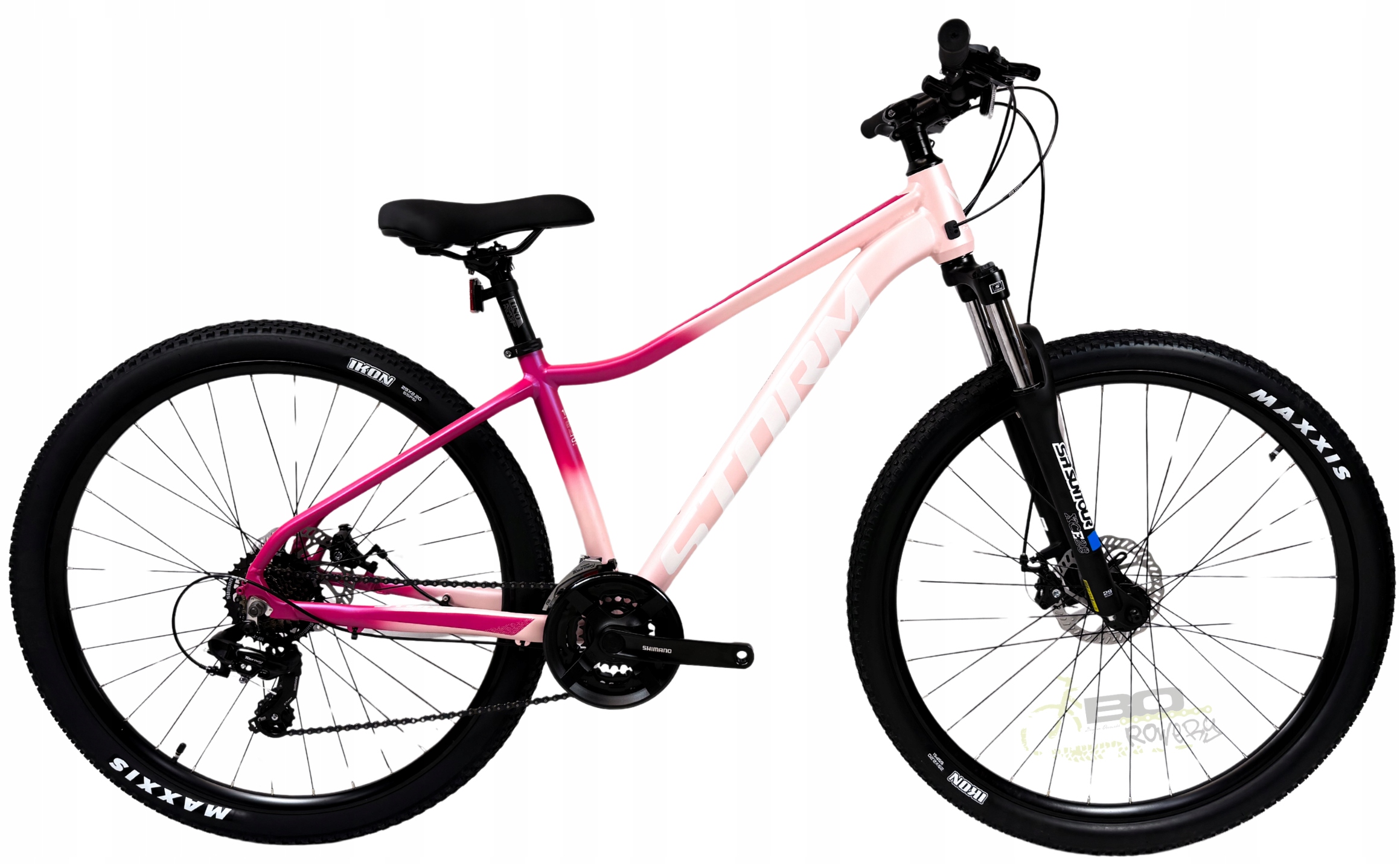 Rower Górski Mtb Storm Shark 1.0 Lady 2D rama 16 29 pudrowy róż róż 2026