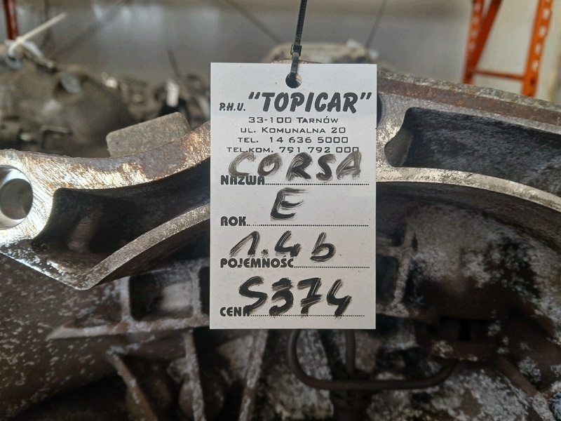 gearbox, F17S374 1.4 Opel Corsa E + warrenty + OLEJ