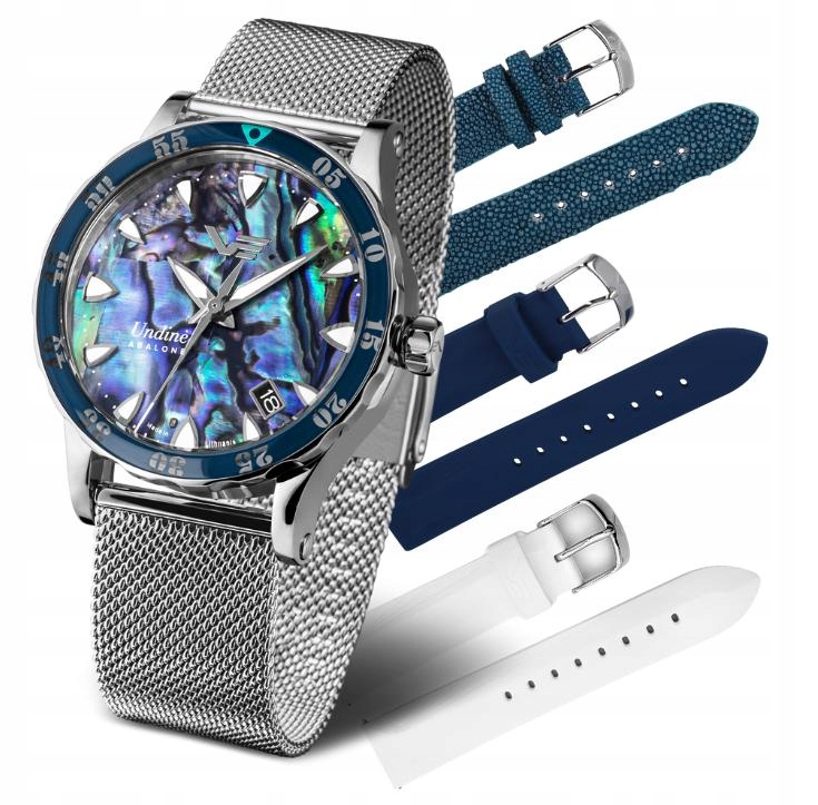 Nové originální dámské hodinky Vostok Europe NH35A-515A757 Undine 3 řemínky
