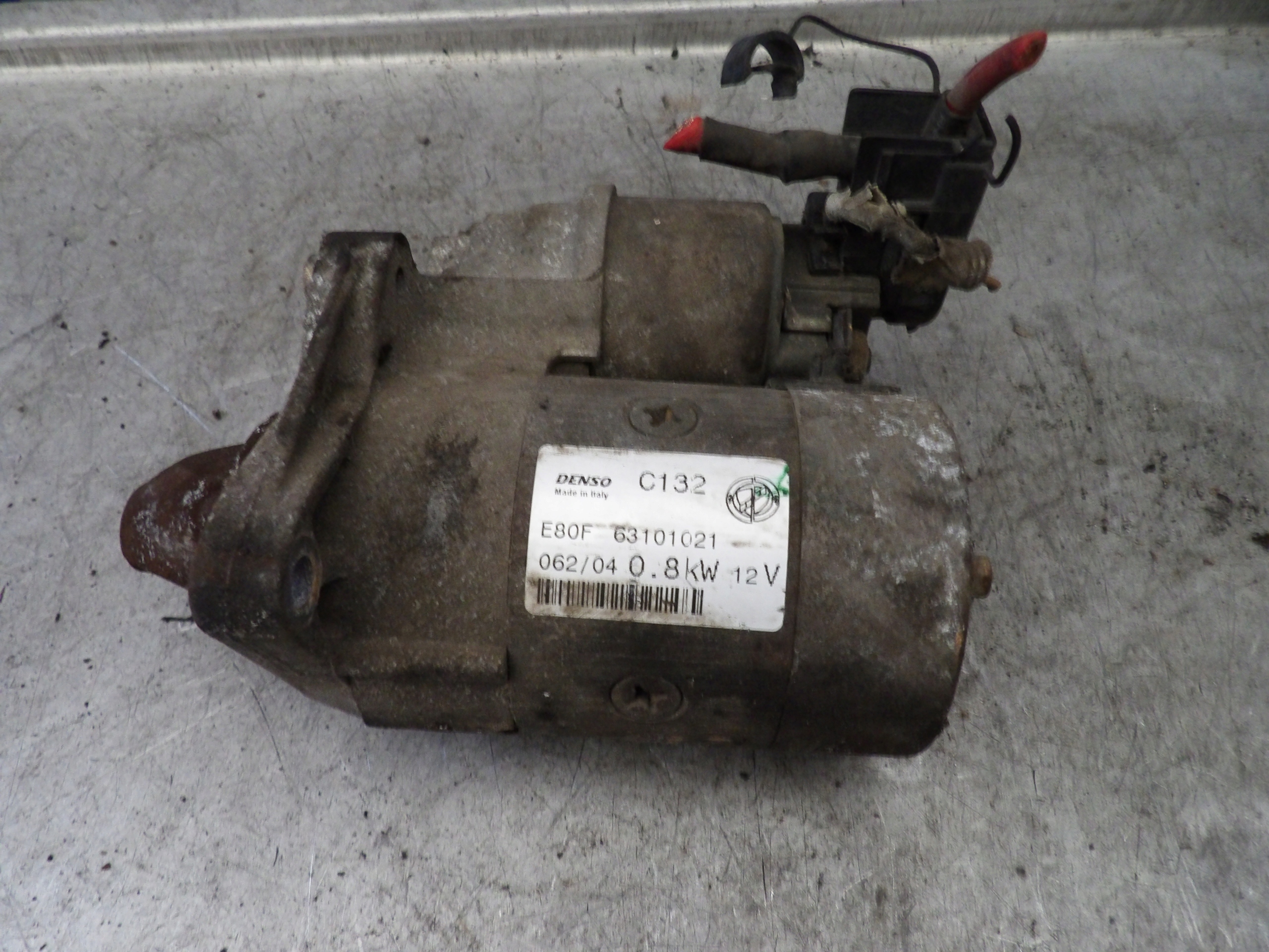 Fiat Panda II starter 63101021 C132 E80F