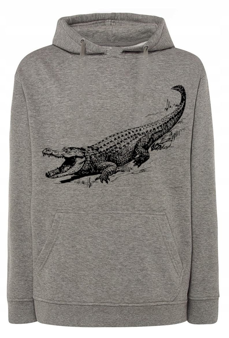 Pánská mikina s potiskem zvířete Aligator vel. S