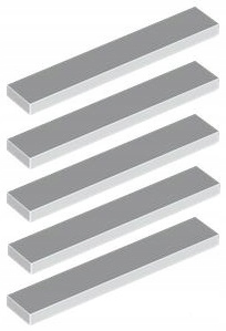 

Lego Płytka Płaska 1x6 Biała (6636/663601) x5