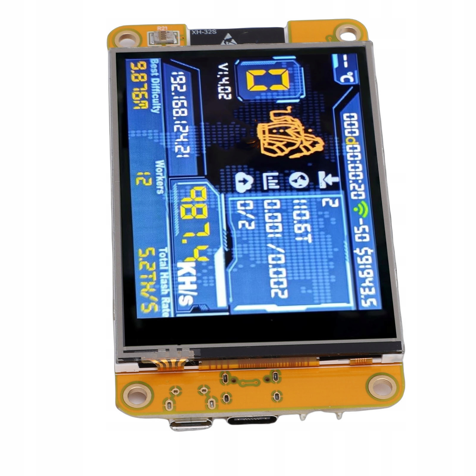 Підтримка Bitcoin Miner Для Esp32 Wifi 1060Kh/S Bluetooth 4.2 Usb Btc Solo M