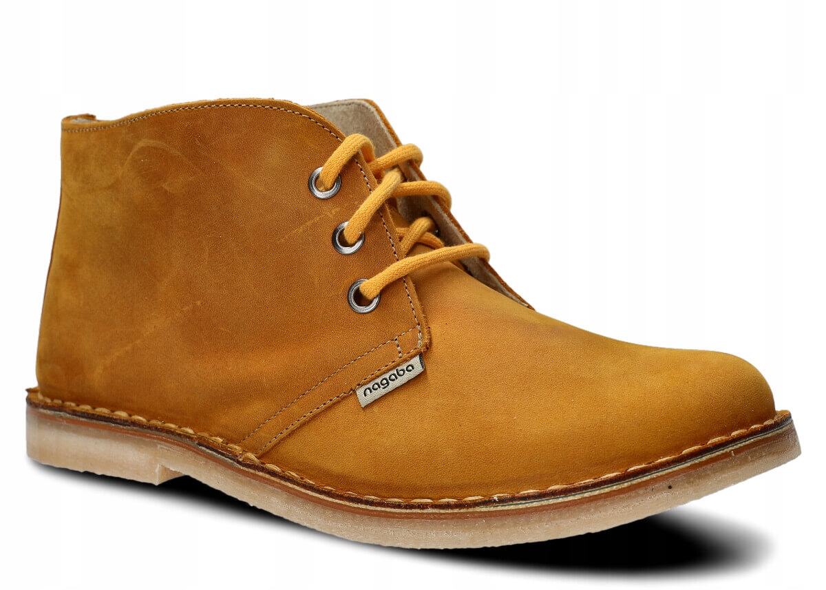 Dámské kotníkové boty boty žlutá barva Nagaba 082, pohodlné, polské -40