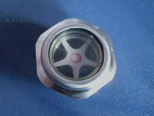 ALUMINIOWY WSKAŹNIK POZIOMU OLEJU HYDRAULICZNEGO 3/4 OCZKO