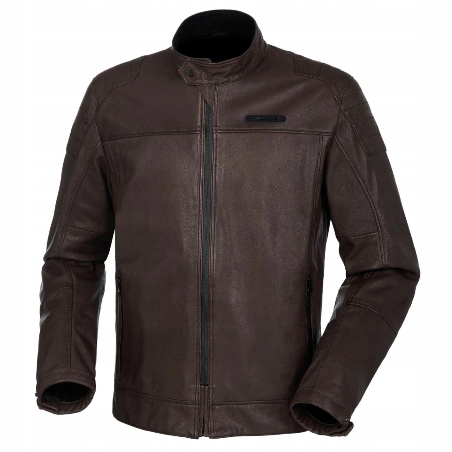 Bunda Tucano Urbano pánska motocyklová kožená hnedá veľ. L