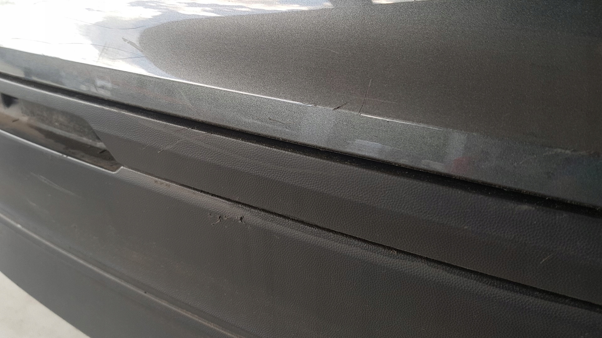 ; bumper rear part rear VW TIGUAN II 5NA 4X PDC