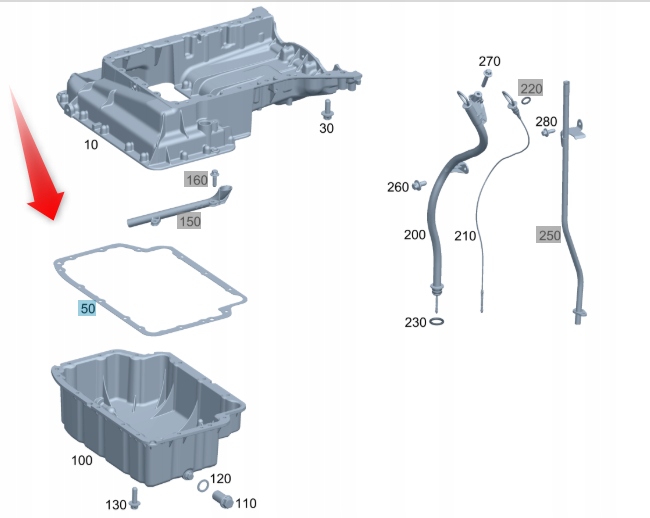 Těsnění Misky Motoru Mercedes M651 A651014002864