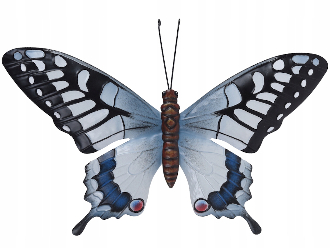 

Duży Ozdobny Metalowy Motyl Dekoracja na ścianę