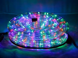 

Wąż świetlny 240 Led lampki-10m kolorowy programa