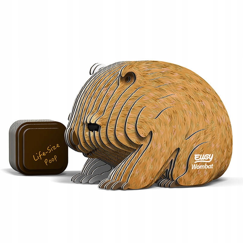

Wombat Eugy. Eko Układanka Puzzle 3D.