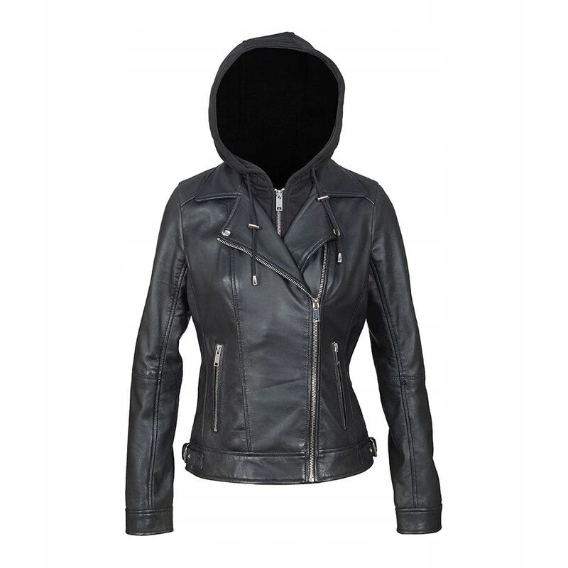 Lee Cooper dámská bunda ramoneska odnímatelná kapuce Darina Velikost S