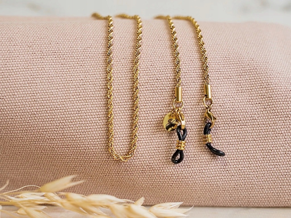 

Łańcuszek do okularów Chain Pippa Złoty elegancki