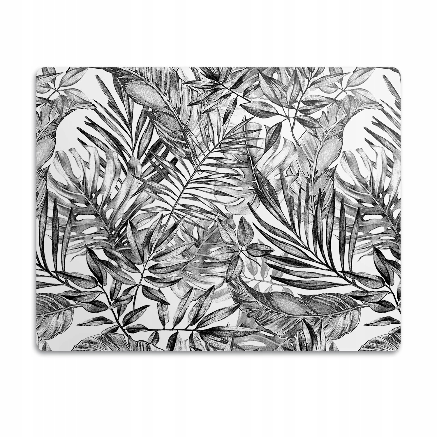 Podložka pod misku pro psa a kočku Skica listů 90x60 cm