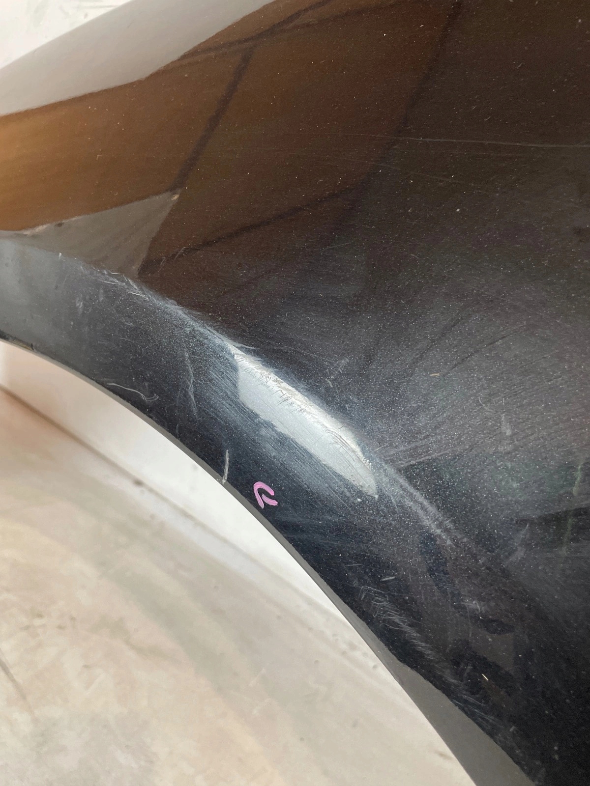 fender front front left Opel Astra IV J black