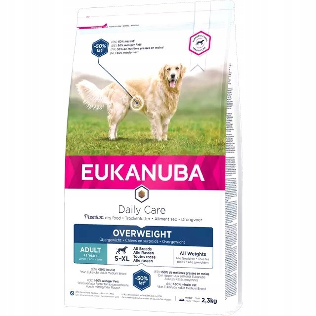 Levně Eukanuba Daily Care Overweight suché krmivo pro psy 12 kg