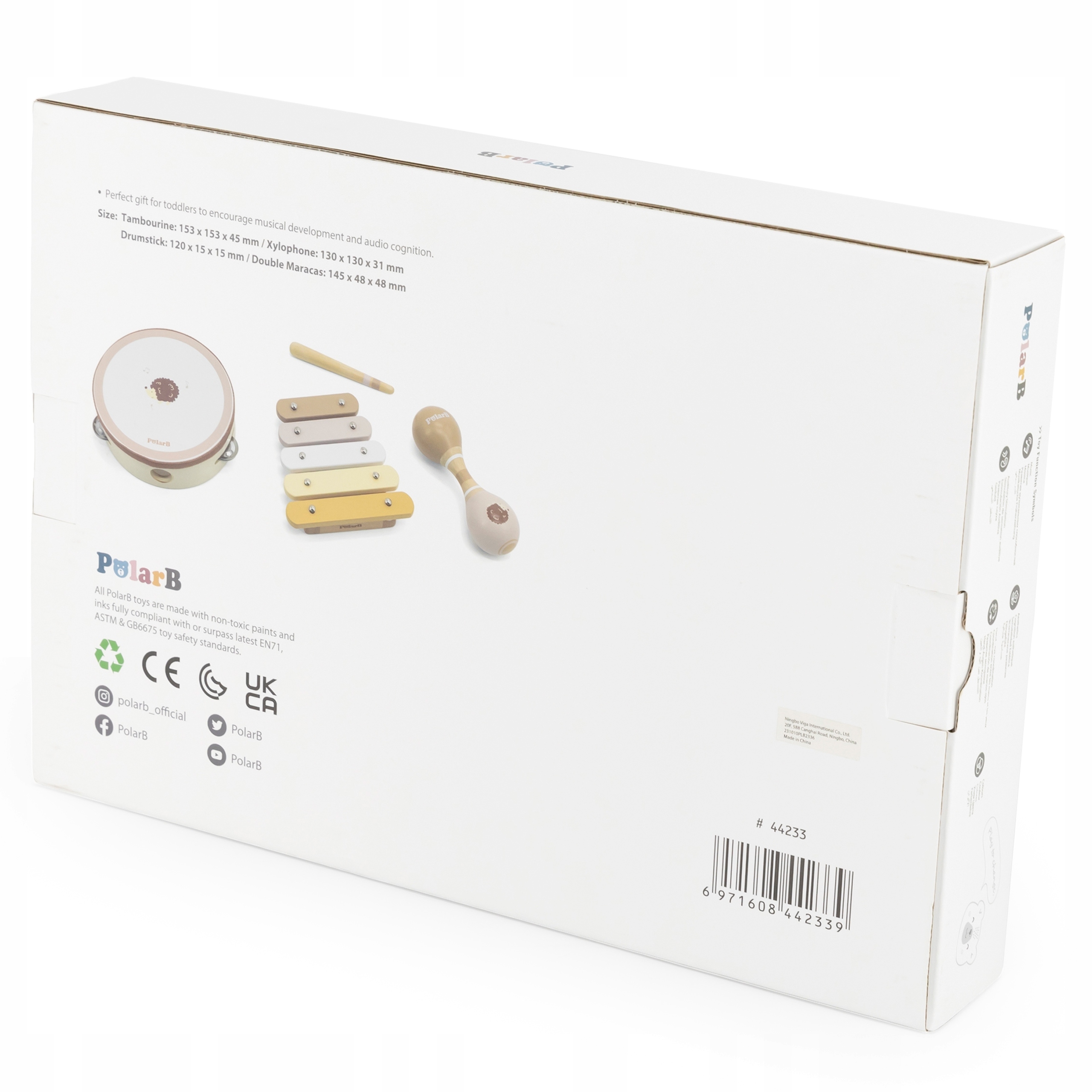 ZESTAW INTRUMENTÓW MUZYCZNYCH MARAKASY TAMBURYN KSYLOFON DZIECI VIGA PolarB Rodzaj zestaw instrumentów