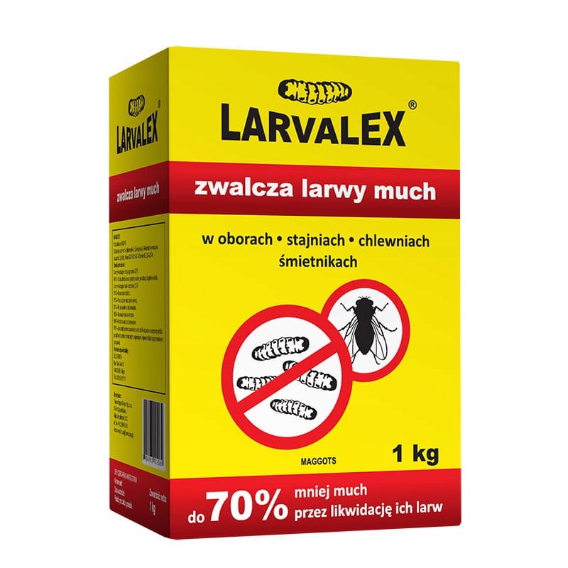 

Larvalex preparat zwalczający larwy much 1 kg