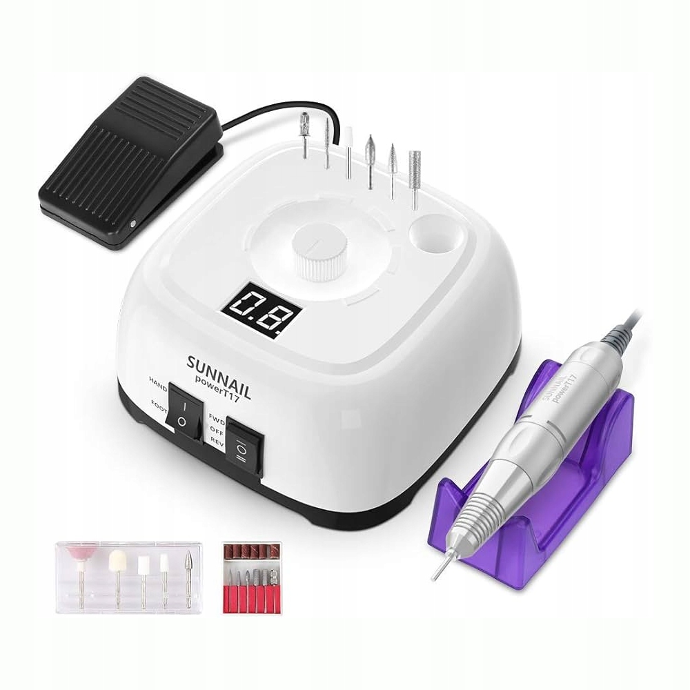 Bruska Na Nehty S Pedálem A LCD Pro Hybridy Acrylik Gel