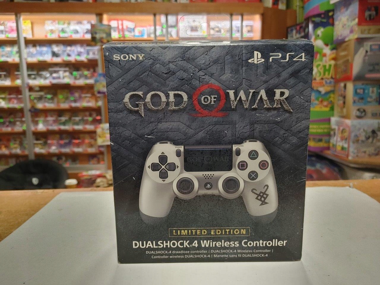 Pad bezprzewodowy do PS4 Sony srebrny edycja God of War