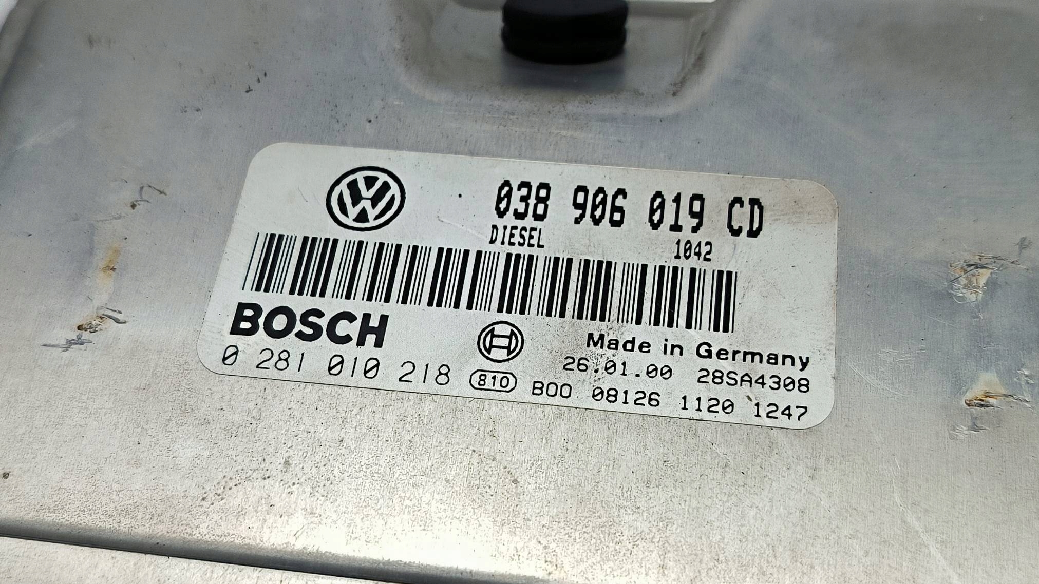 computer Motore ECU 038906019CD 1.9 TDI VOLKSWAGEN PASSAT B5