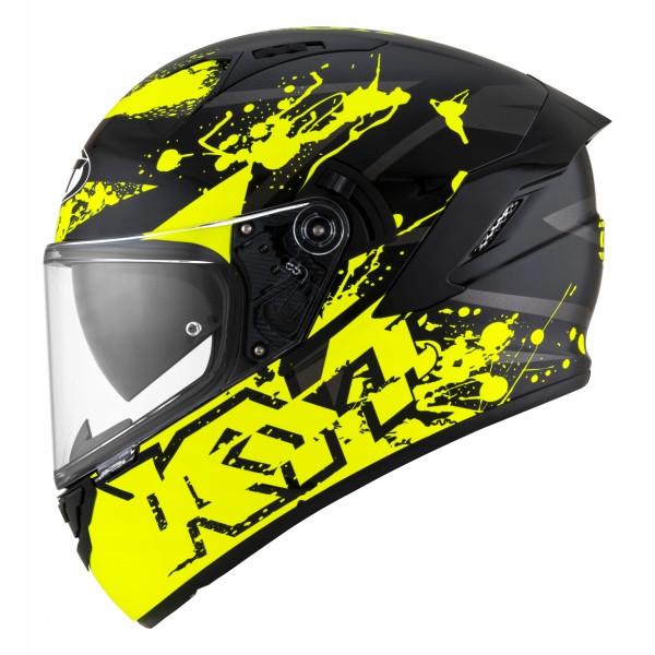 KYT Kask Motocyklowy NF-R NEUTRON Kolor Żółty fluo Rozmiar XL Poznań