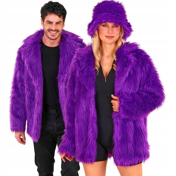 Kostým Kožešinová Kožíšek Pro Dospělé, Disco Karneval , Velikost L/XL