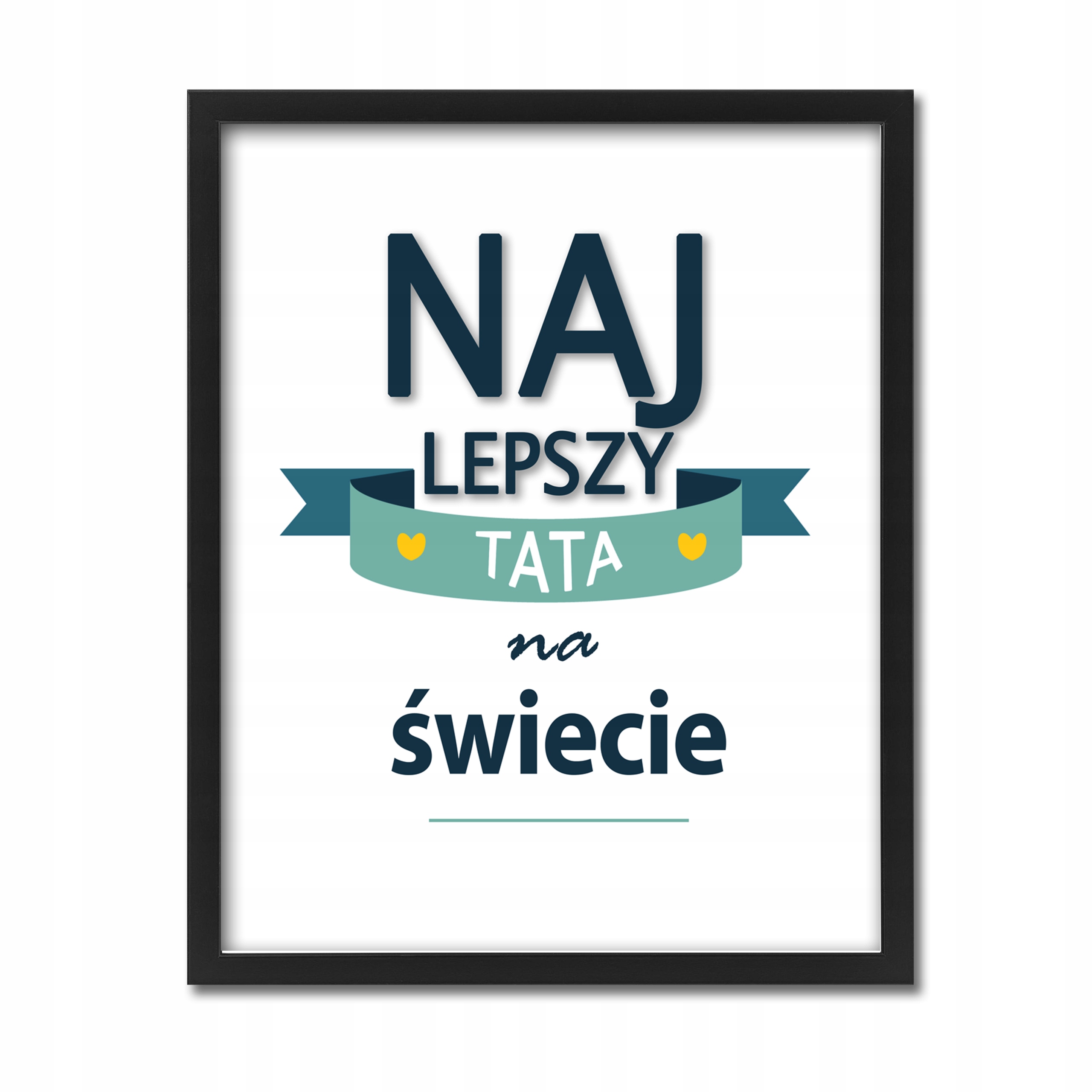 

Dzień Ojca Taty urodziny Plakat Tekst Rama