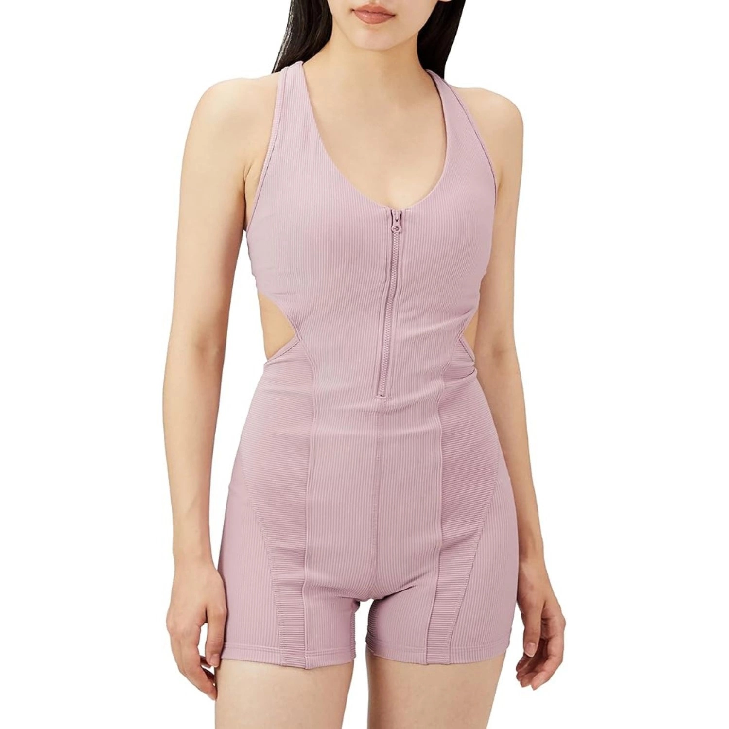 Dámská sportovní kombinéza Adidas, pohodlný, růžový tréninkový tank, velikost vel.