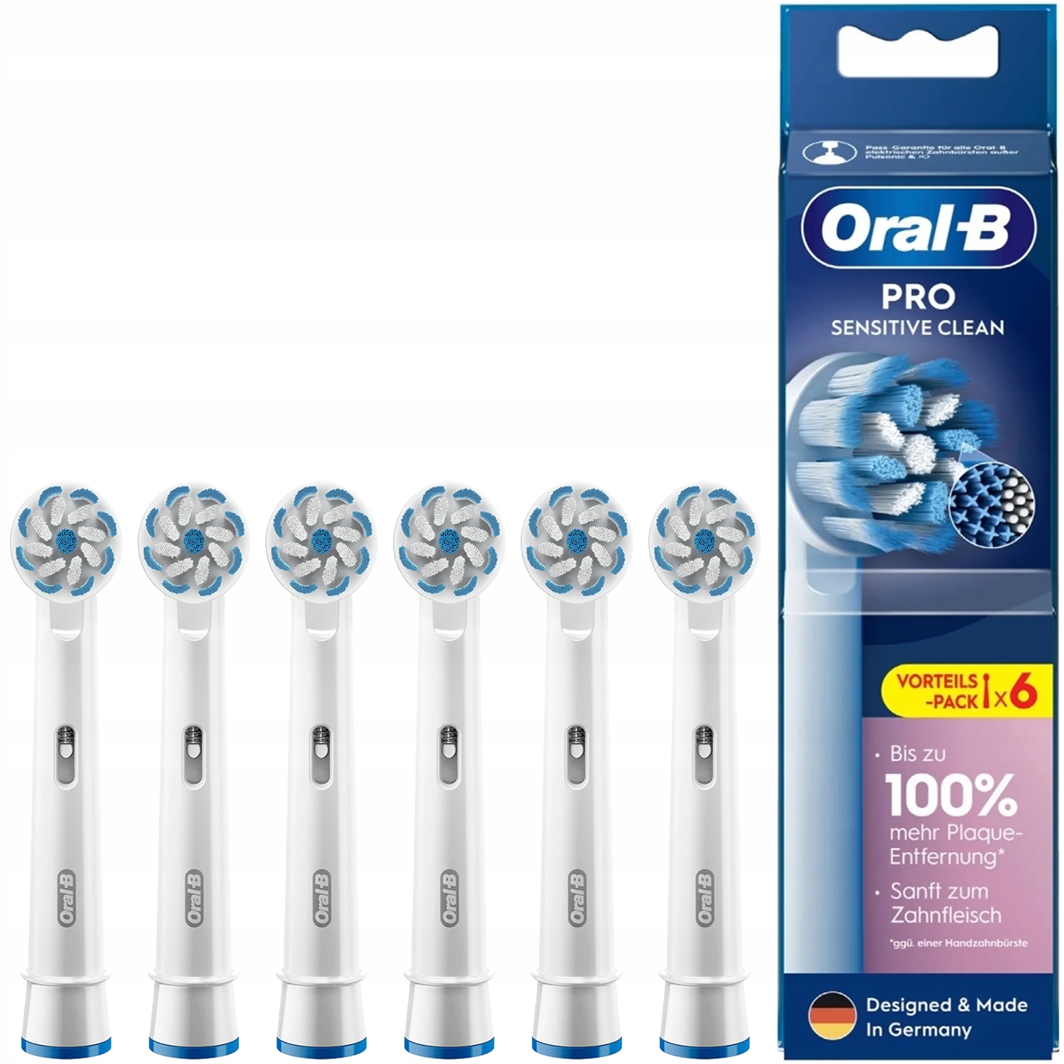 Końcówki Do Szczoteczki Elektrycznej Oral-b Sensi Ultrathin EB60 6-PAK