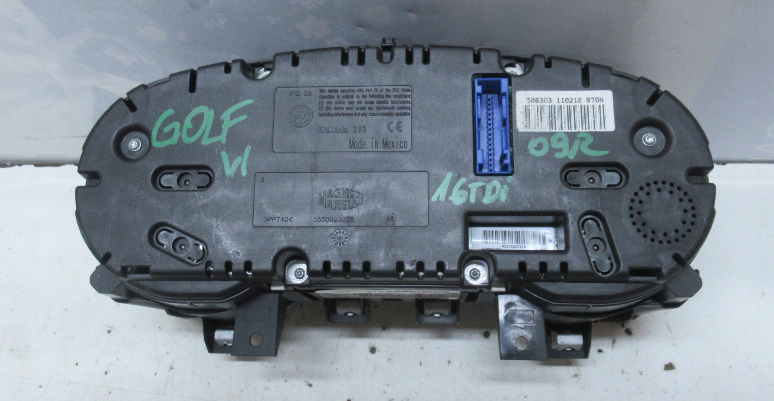 VW GOLF VI 09R dials dials 5K0920970N ANGLIK