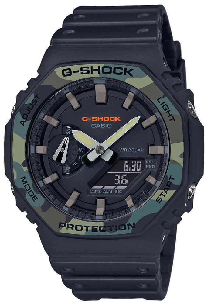 Zegarek Casio G-shock GA-2100SU-1A bieganie basen