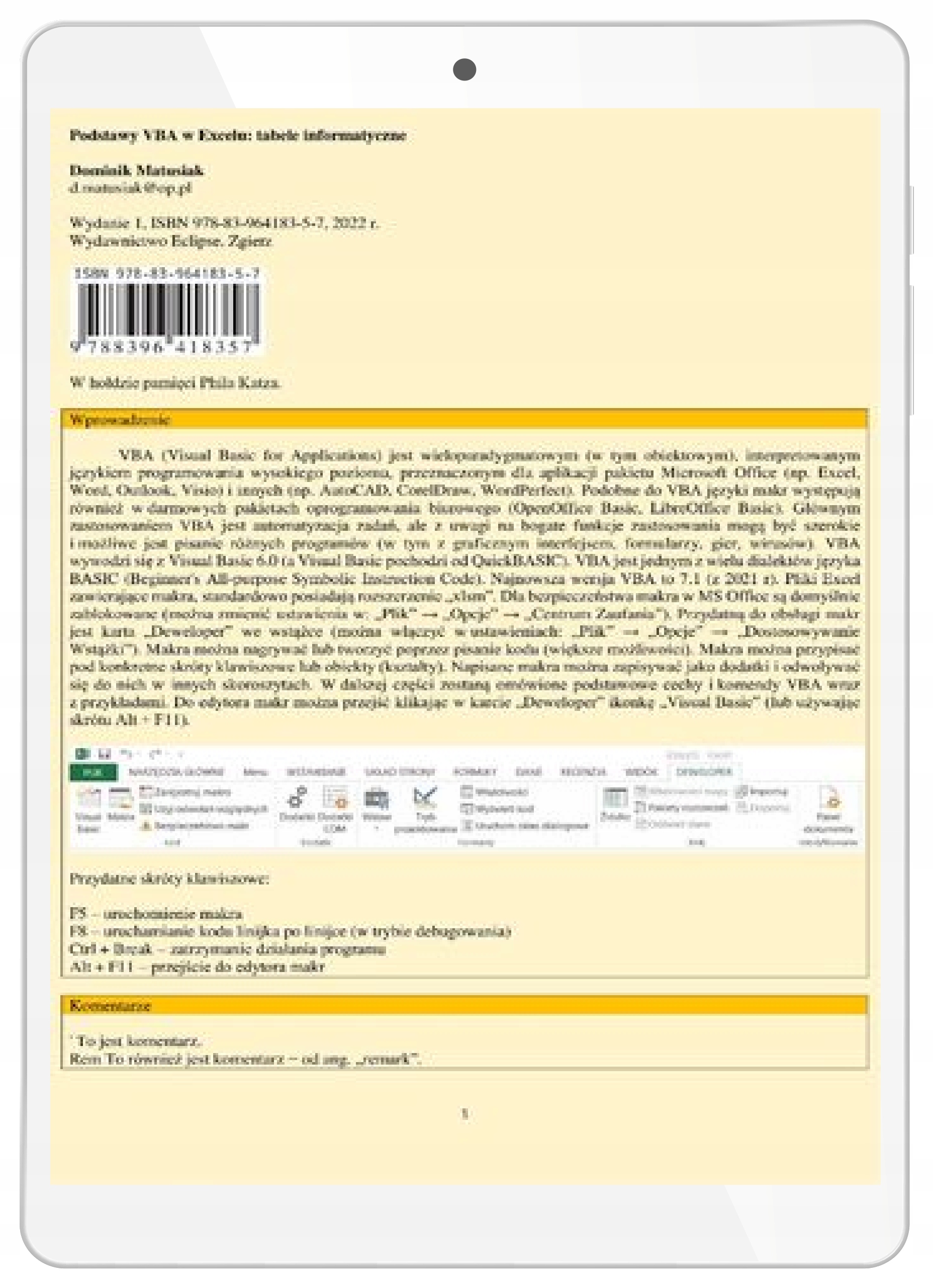Podstawy VBA w Excelu: Tabele informatyczne