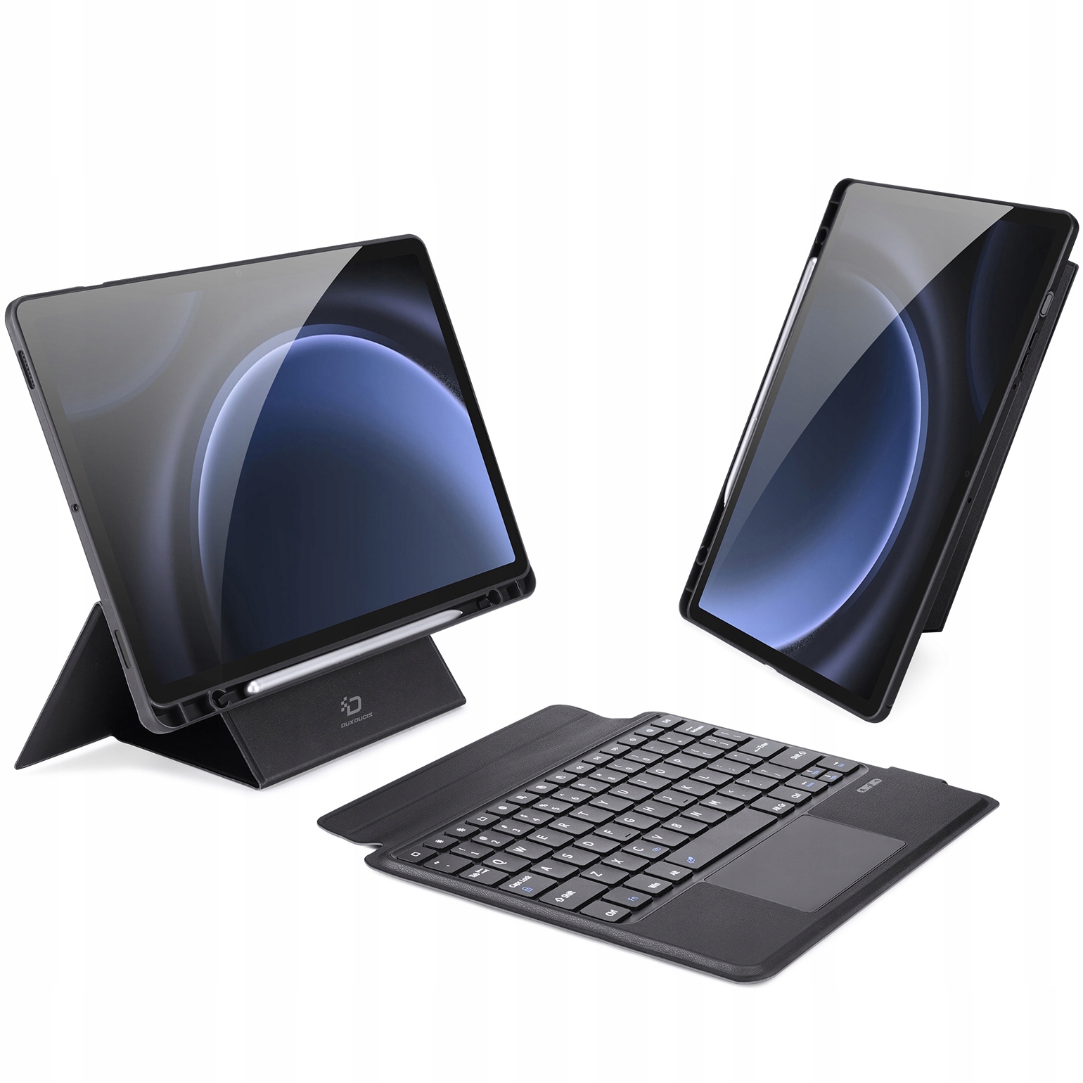 Pouzdro s podsvícenou klávesnicí Dux Ducis pro Galaxy Tab S10 Fe S9 Fe