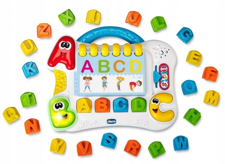 CHICCO EDUKUJĄCY WESOŁY ALFABET PL ZABAWKA UCZĄCA Marka Chicco