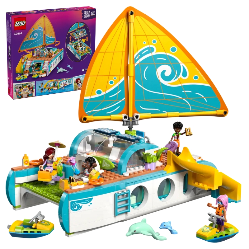 Lego Friends Dobrodružství Na Lodi Sada Kostek Stavebnice Přátelé 685 Dílků