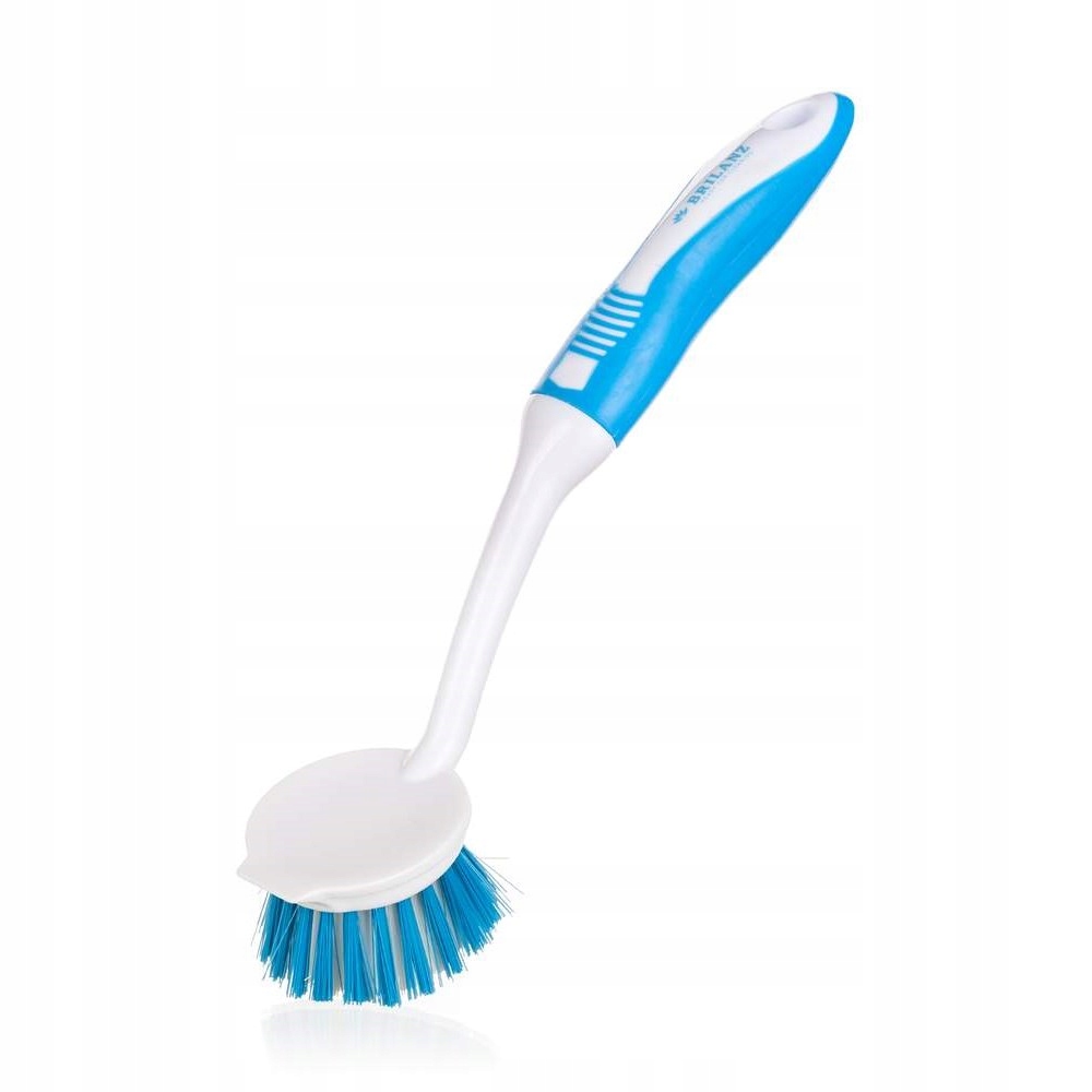 Levně Sada 8x Kartáč na nádobí Exclusive 26 cm s Tpr rukojetí, modro-bílý