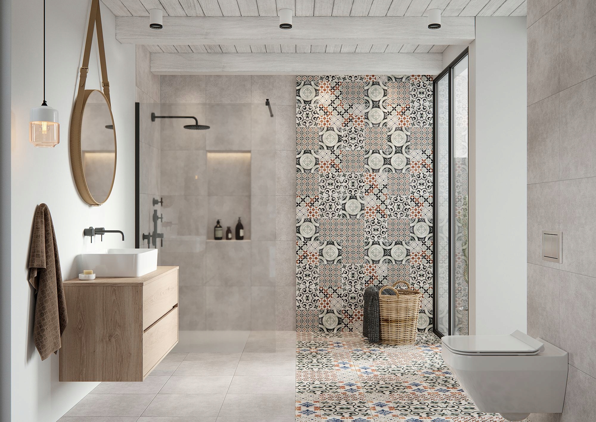 Płytki podłogowe 42X42 PATCHWORK TWO 1,41m Typ gres