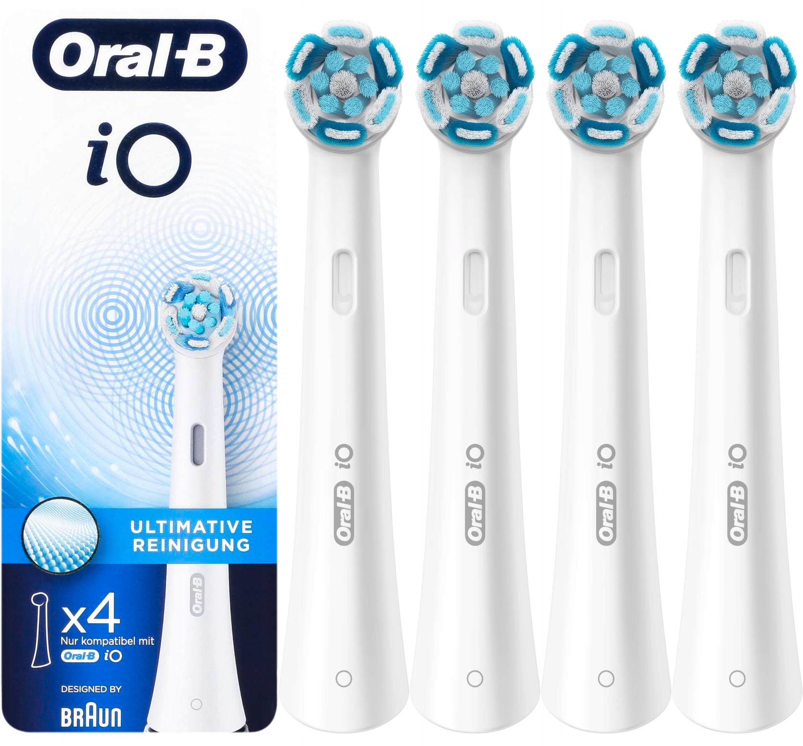 

4x Końcówka Oral-b Io Ultimate Clean White Biała