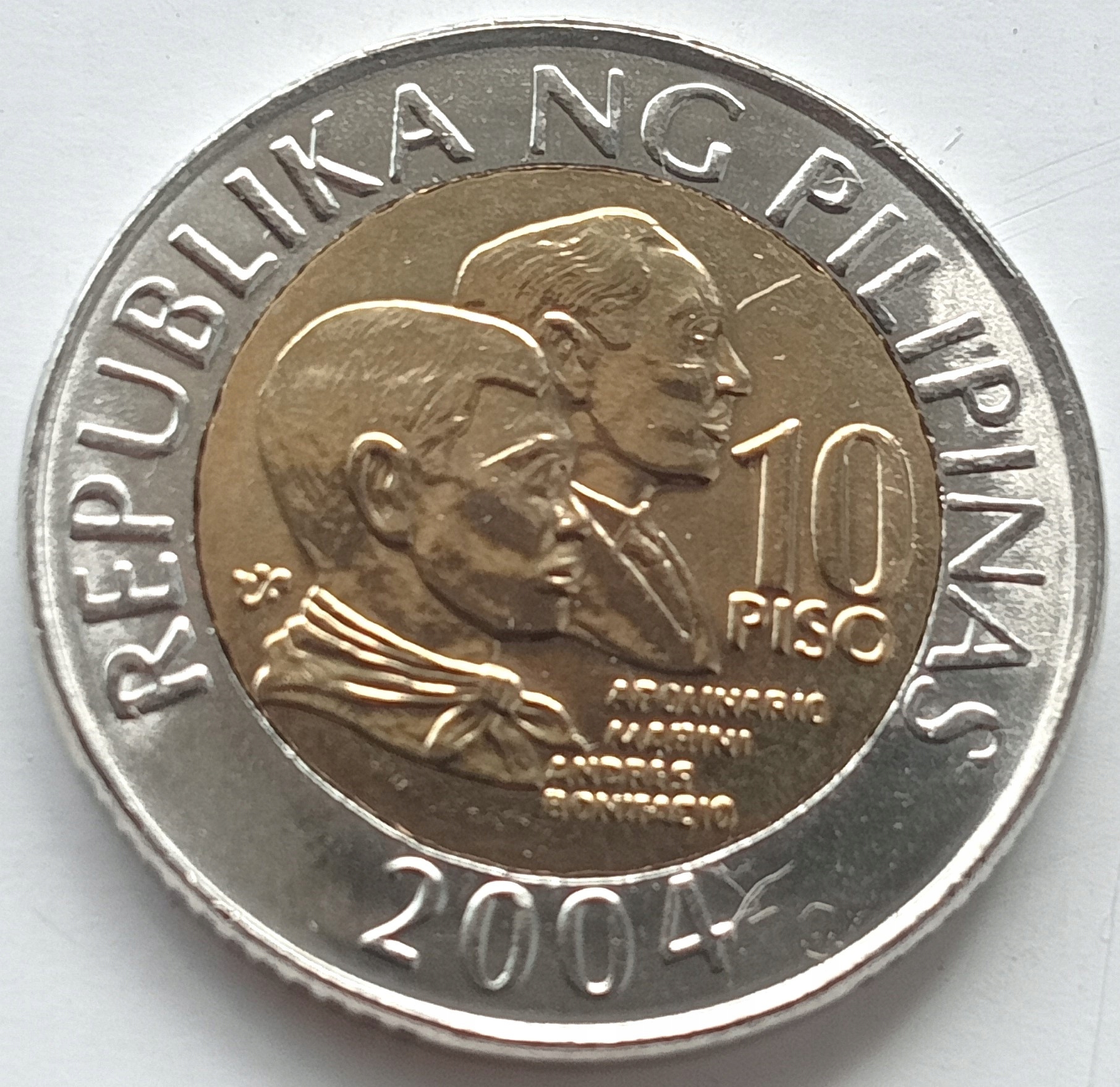 Filipiny 10 Piso 2004 Mennicza (UNC)