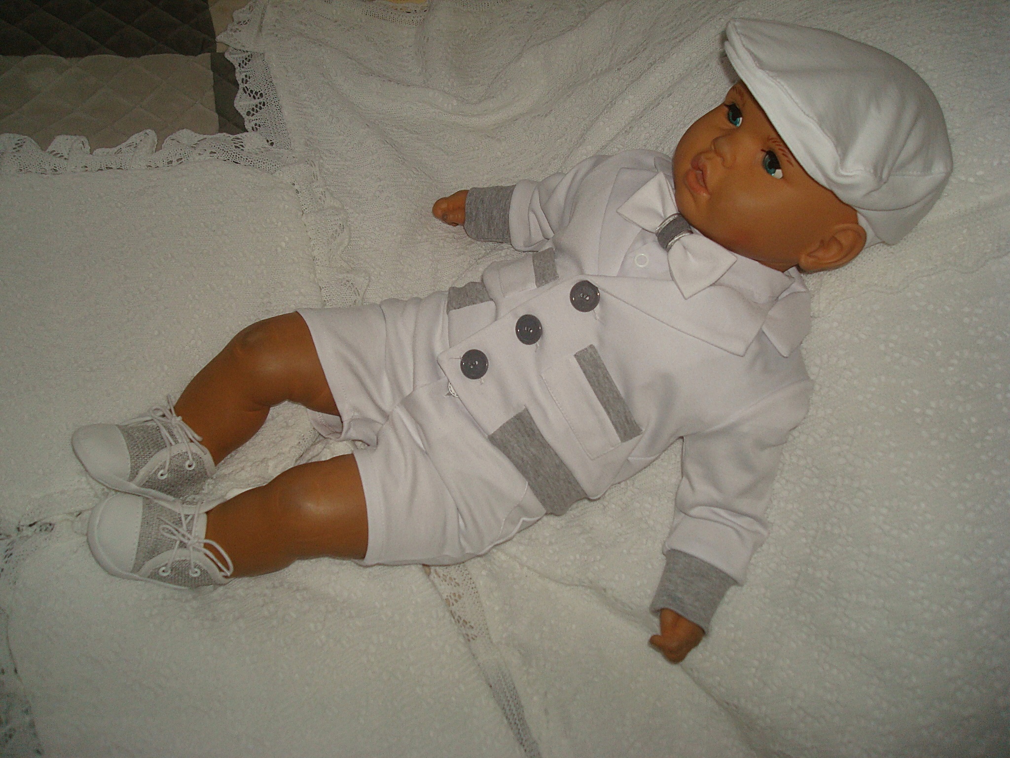 KOMPLET LATO UBRANKO /CHRZTU /WESELE/ SPODENKI 92 Rozmiar 92