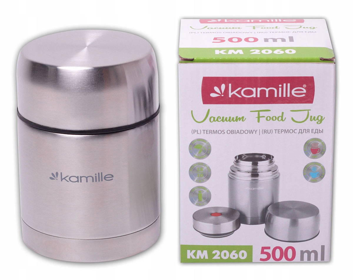 

Termos Obiadowy na Zupę Żywność Lunch 0,5L Kamille