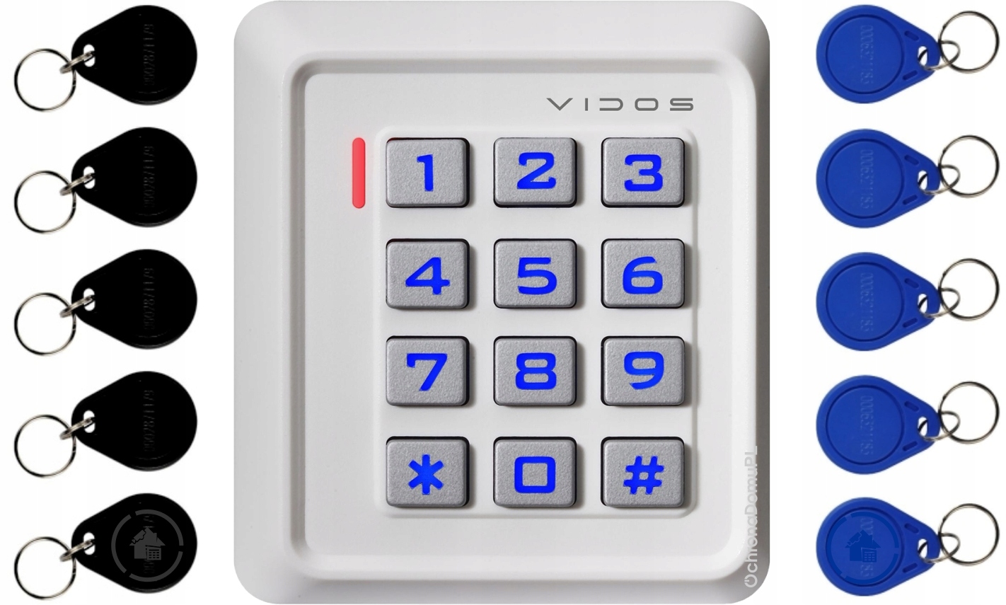 ZS40W Zamek szyfrowy z czytnikiem RFID VIDOS