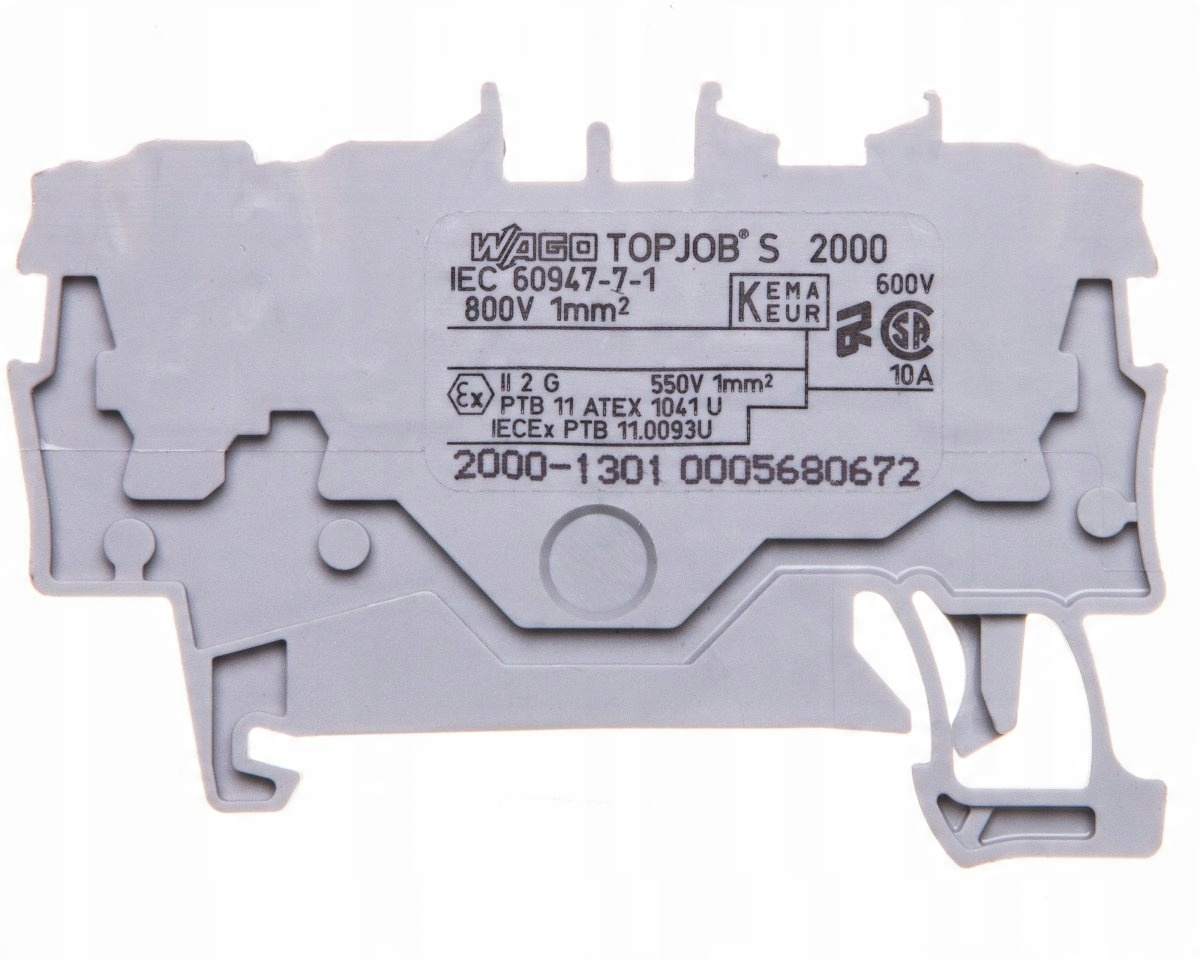 

Złączka szynowa 3-przewodowa 1mm2 2000-1301